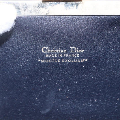 Christian Dior Vintage Trotter Pouch Canvas, NAVY, CANVAS, Clutche & pouche