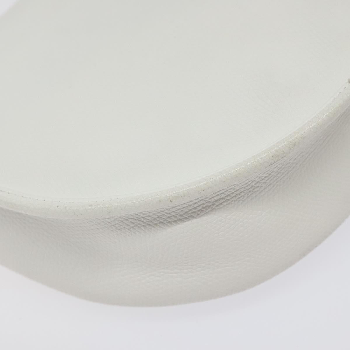 Christian Dior Flap Shoulder Bag Leather, WHITE, LEATHER, Shoulder bag