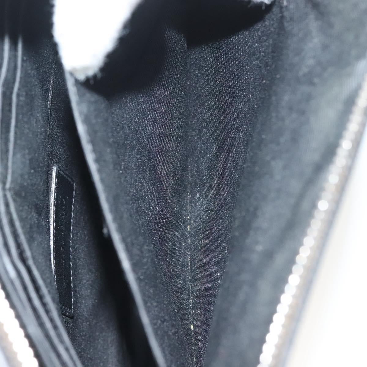 Saint Laurent Stars Zip Pouch Leather, BLACK, LEATHER, Clutche & pouche