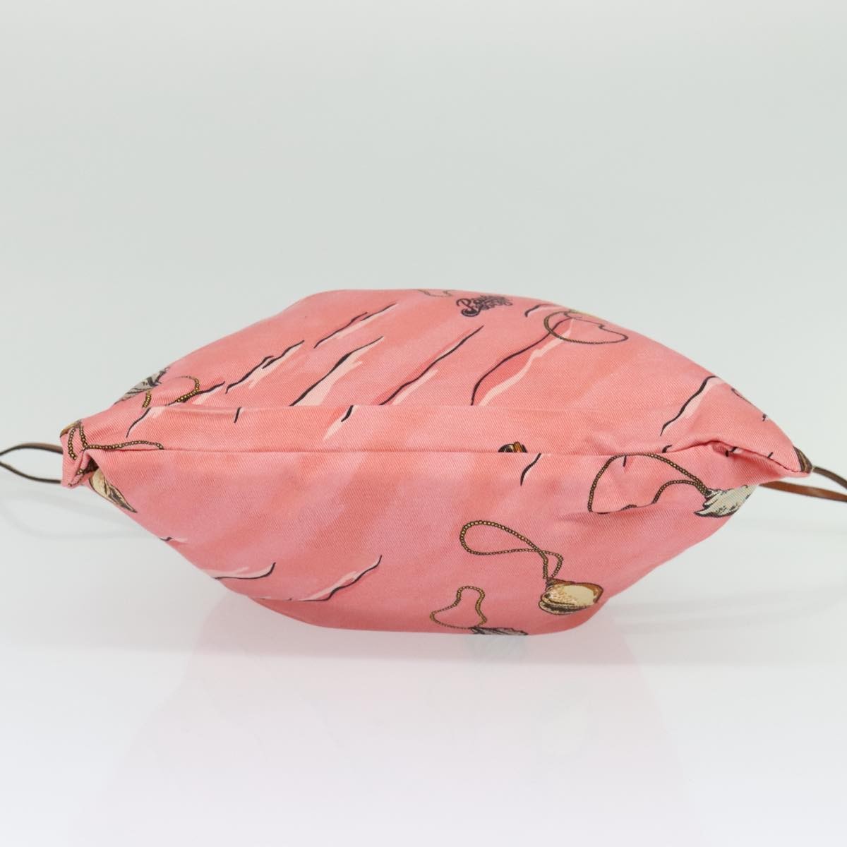 Loewe Drawstring Pouch Printed Canvas, PINK, CANVAS, Clutche & pouche