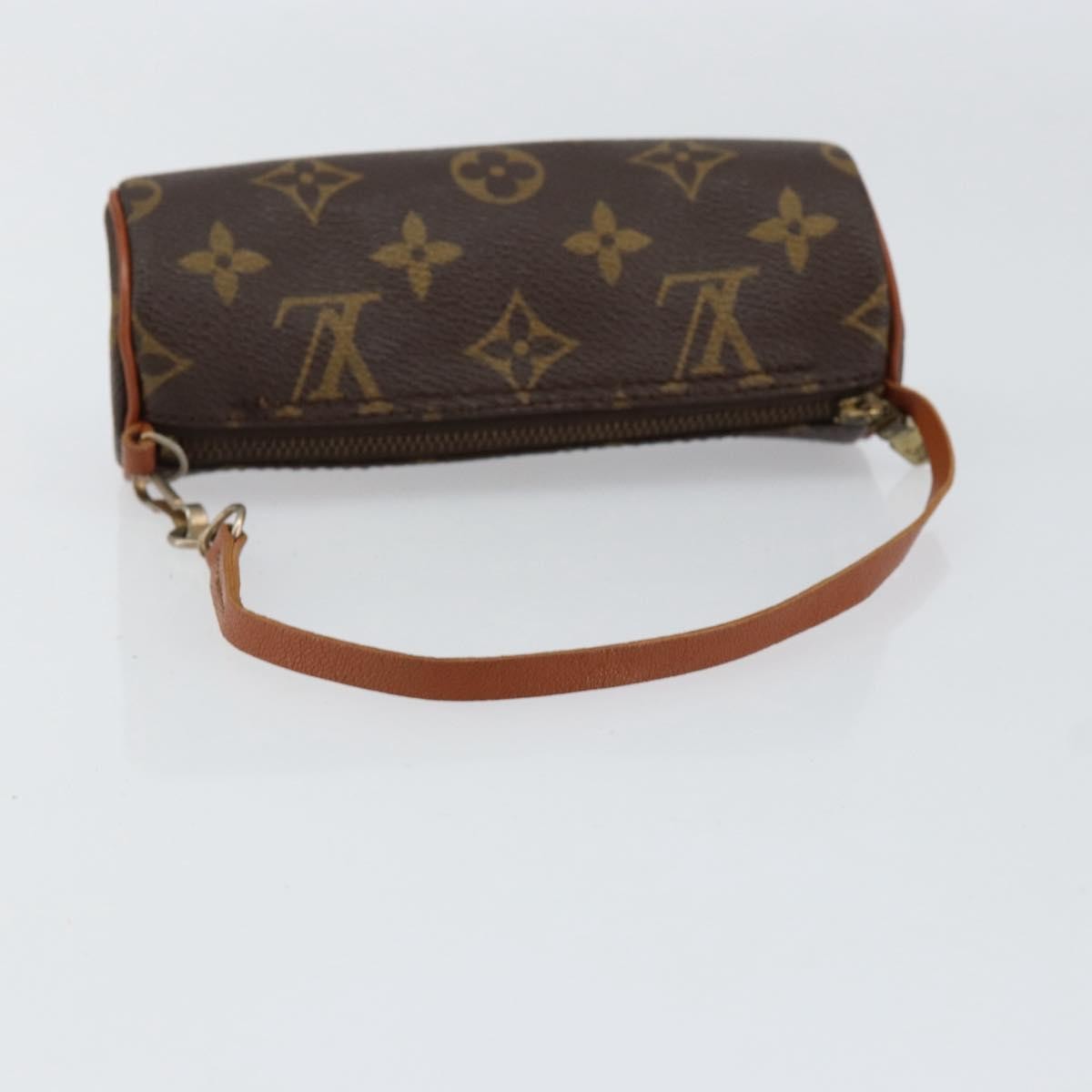 Louis Vuitton Papillon Pochette Monogram Canvas, BROWN, CANVAS, Clutche & pouche