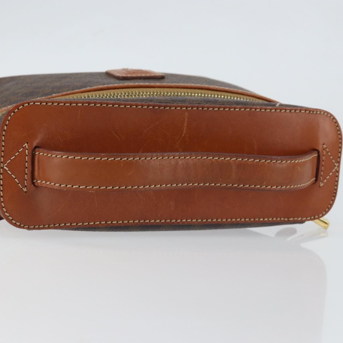 Celine Macadam Vanity Bag Canvas, BROWN, CANVAS, Handbag