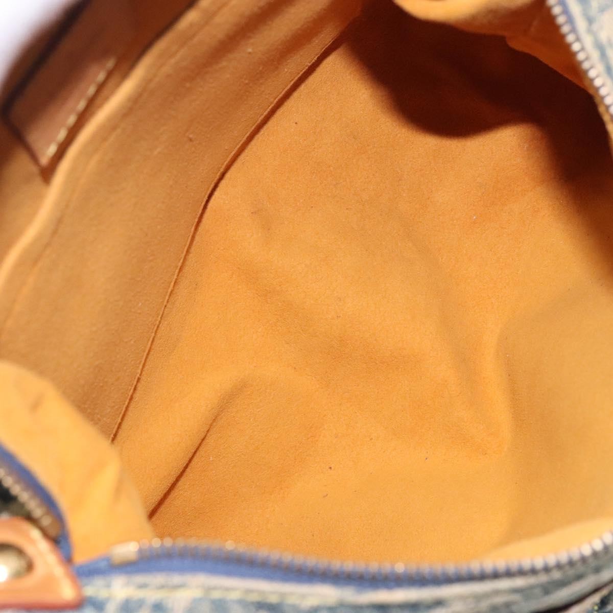 Louis Vuitton Baggy Handbag Denim, BLUE, DENIM_JEANS, Handbag