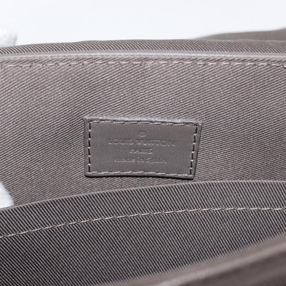 Louis Vuitton District Messenger Bag Damier Infini Leather, GRAY, LEATHER, Shoulder bag