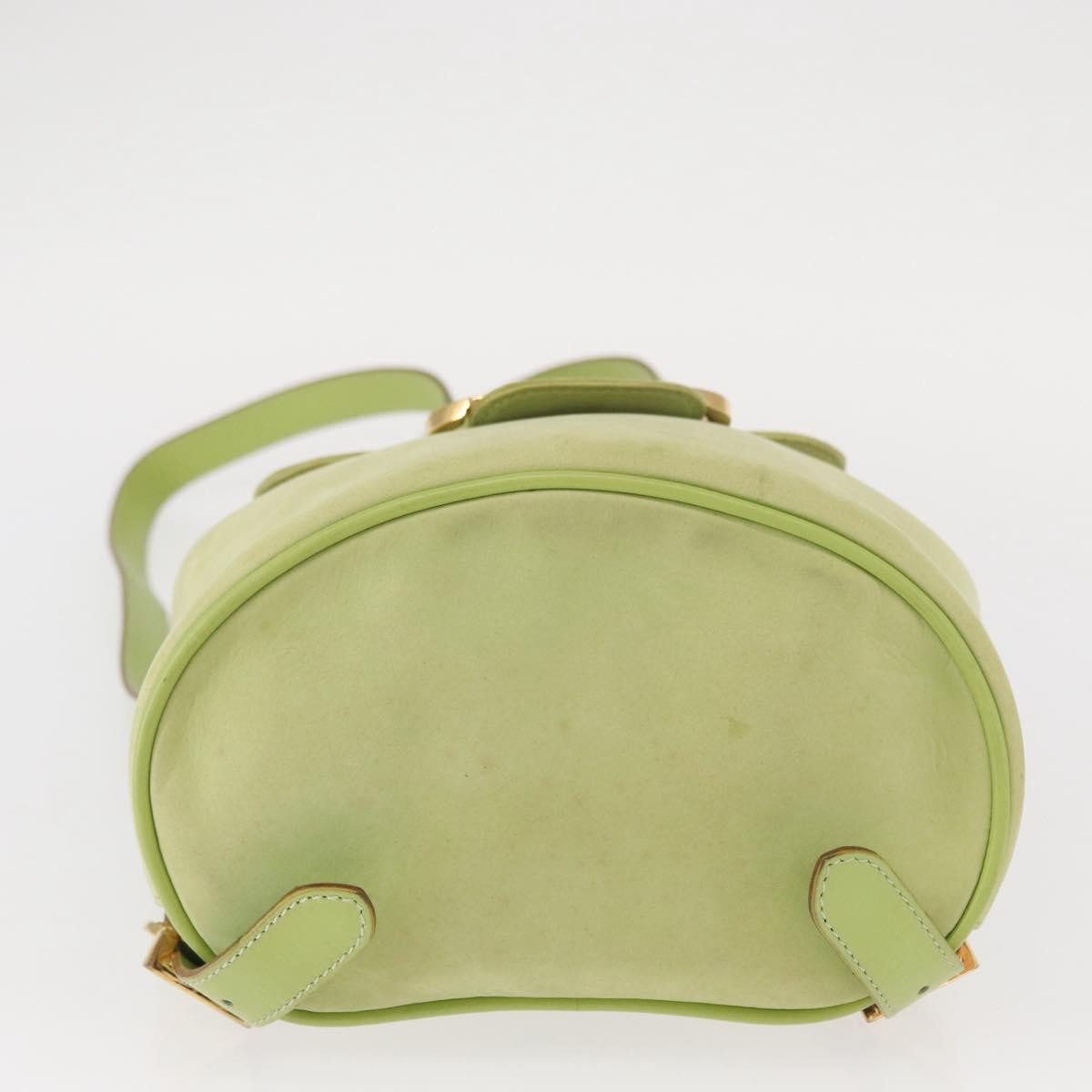 Salvatore Ferragamo Gancini Backpack Suede, GREEN, SUEDE, Backpack