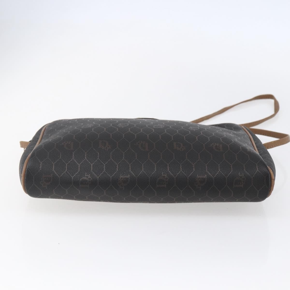 Christian Dior Vintage Honeycomb Shoulder Bag Canvas, BLACK, CANVAS, Shoulder bag