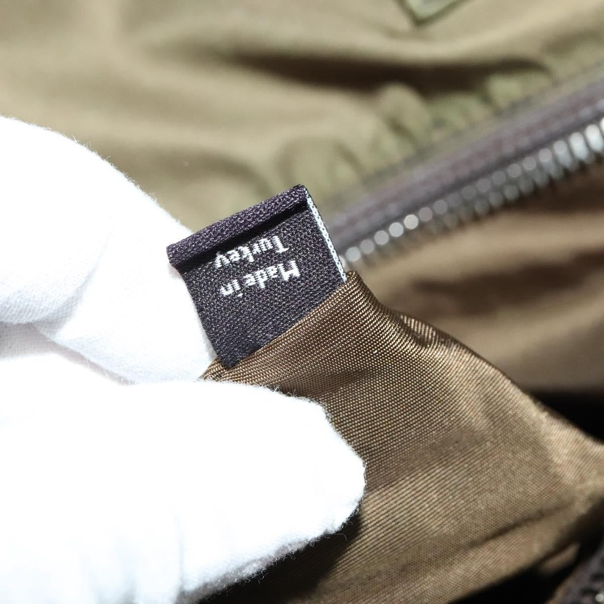 Prada Convertible Double Tote Tessuto, KHAKI, NYLON, Handbag