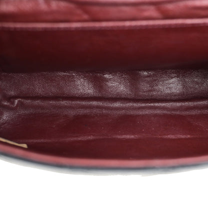 Chanel Vintage Envelope Flap Bag Quilted Lambskin, BLACK, LEATHER, Shoulder bag