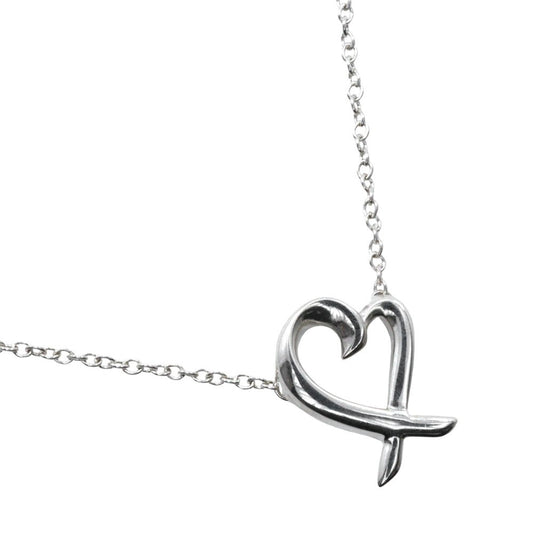 Tiffany & Co. Paloma Picasso Loving Heart Pendant Necklace Silver 925, SILVER, SILVER, Necklace