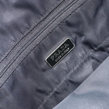 Prada Vintage Zip Tote Tessuto, BLACK, NYLON, Tote bag