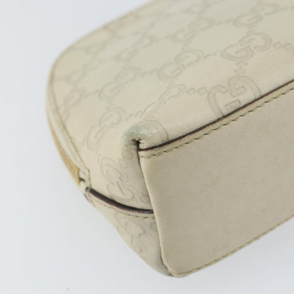 Gucci Cosmetic Pouch Guccissima Leather, BEIGE, CANVAS, Clutche & pouche