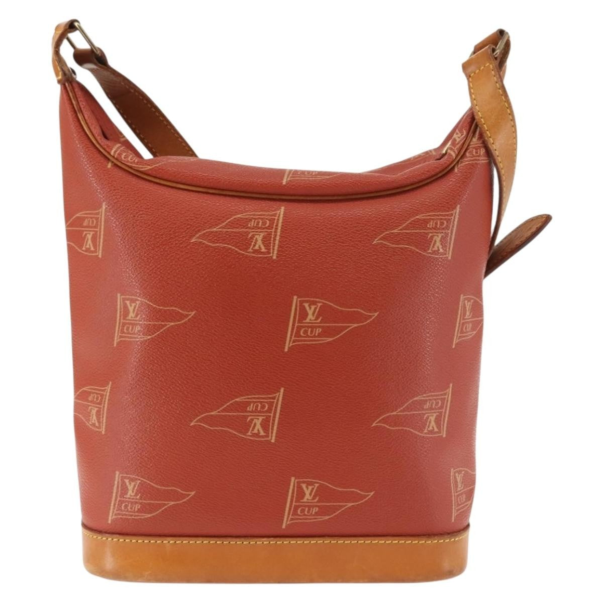 Louis Vuitton Cup le touquet shoulder bag Cup Canvas, RED, CANVAS, Shoulder bag