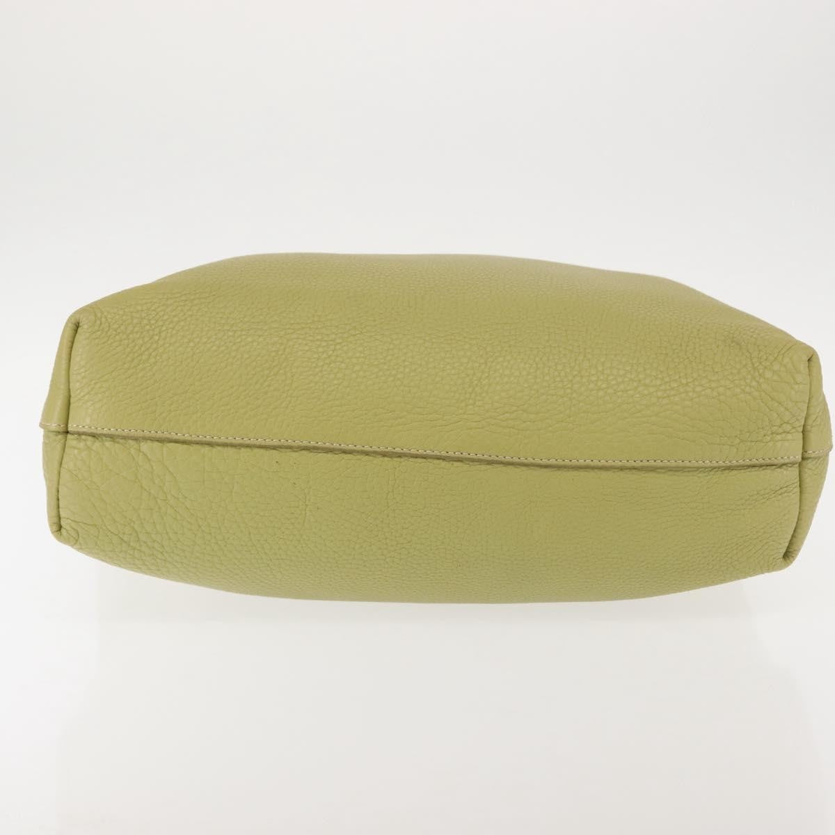 Prada Shopping Tote Vitello Daino, GREEN, LEATHER, Tote bag