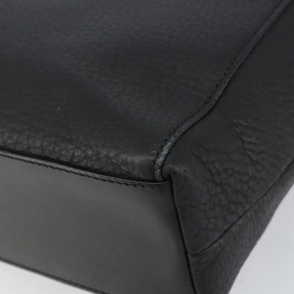 Burberry Vintage Shoulder Bag Leather, BLACK, LEATHER, Shoulder bag