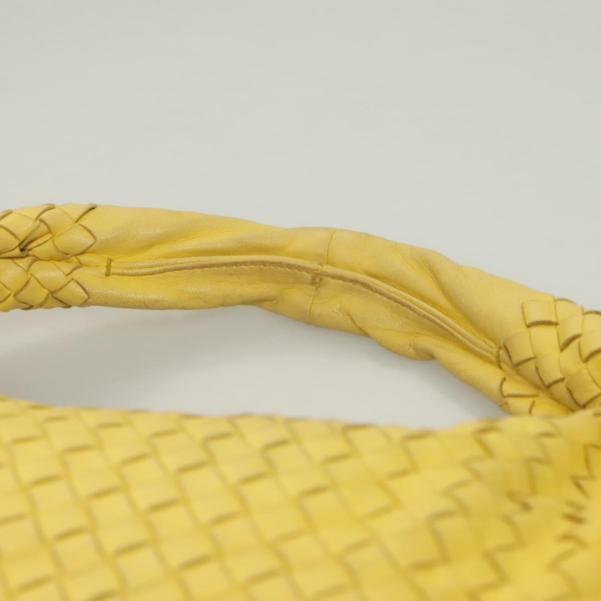 Bottega Veneta Veneta Hobo Intrecciato Nappa, YELLOW, LEATHER, Handbag