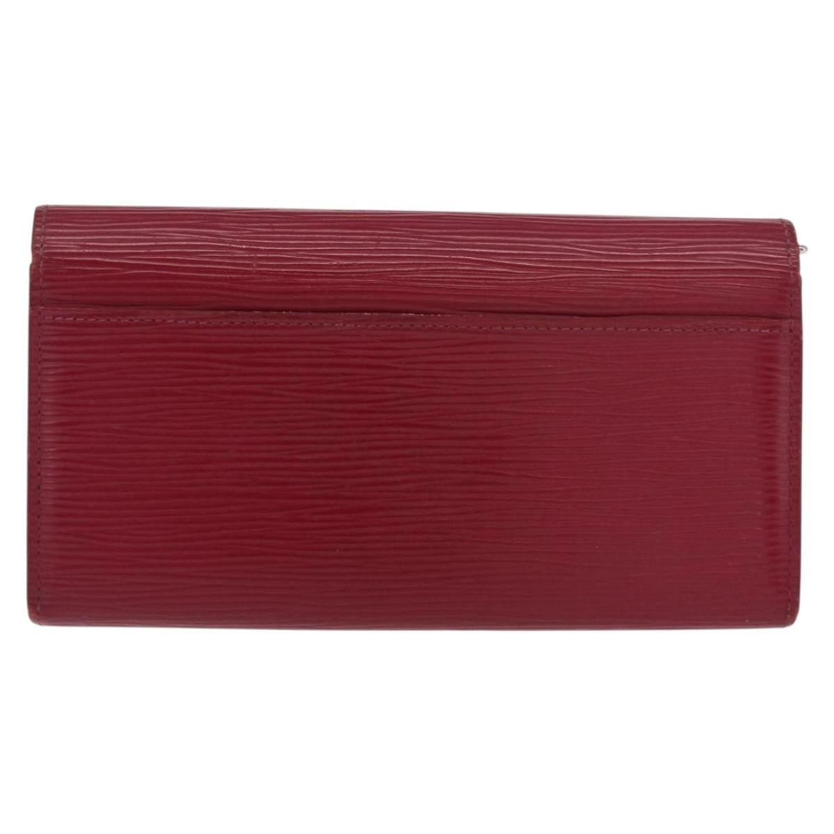 Louis Vuitton Sarah Wallet NM Epi Leather, PINK, LEATHER, Wallets