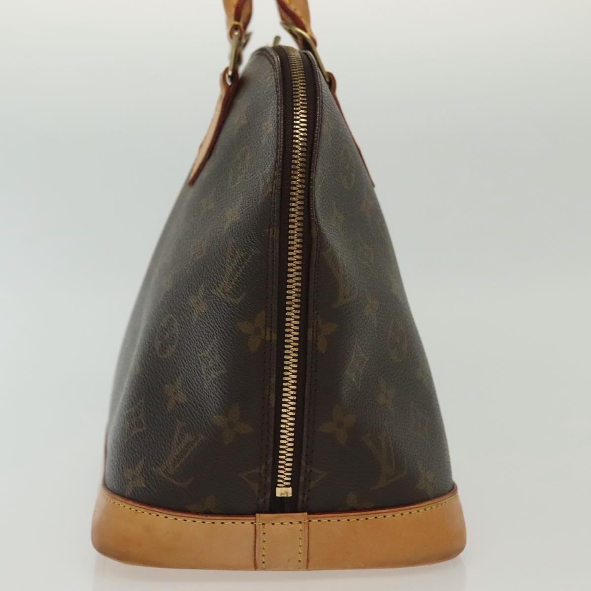 Louis Vuitton Alma Handbag Monogram Canvas, BROWN, CANVAS, Handbag