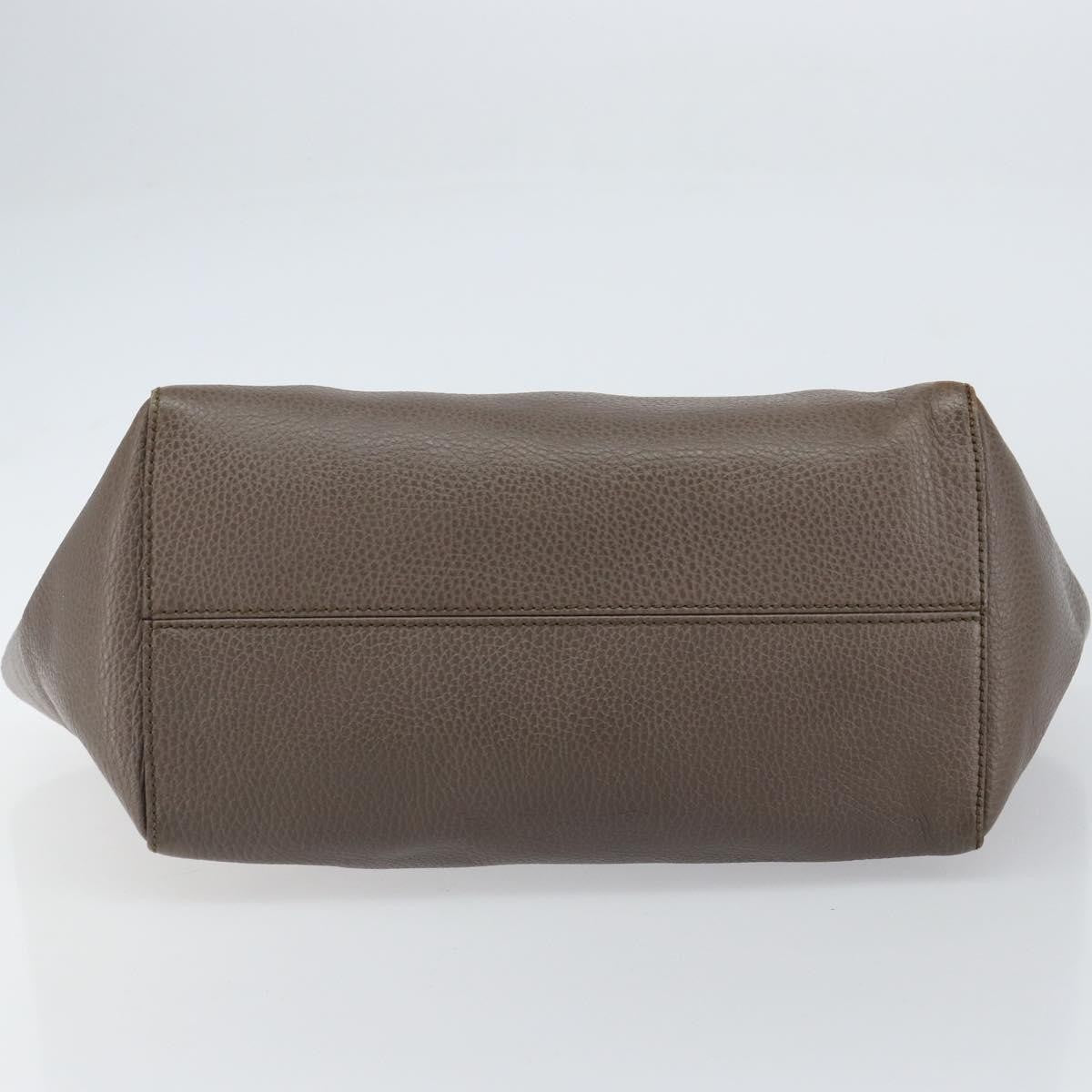 Gucci Swing Tote Leather, GRAY, LEATHER, Tote bag