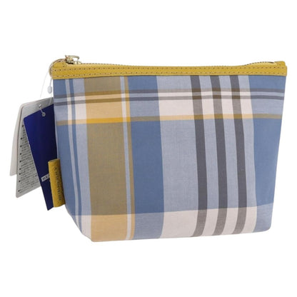 Burberry Nova check Pochette Canvas, BLUE, CANVAS, Clutche & pouche