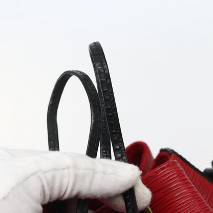 Louis Vuitton Bicolor Petit Noe Handbag Epi Leather, RED, LEATHER, Handbag