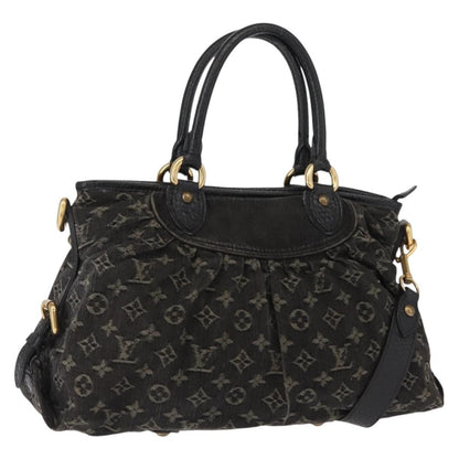 Louis Vuitton Neo Cabby Handbag Denim, BLACK, DENIM_JEANS, Handbag