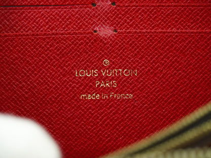 Louis Vuitton Clemence Wallet Damier, BROWN, CANVAS, Wallets