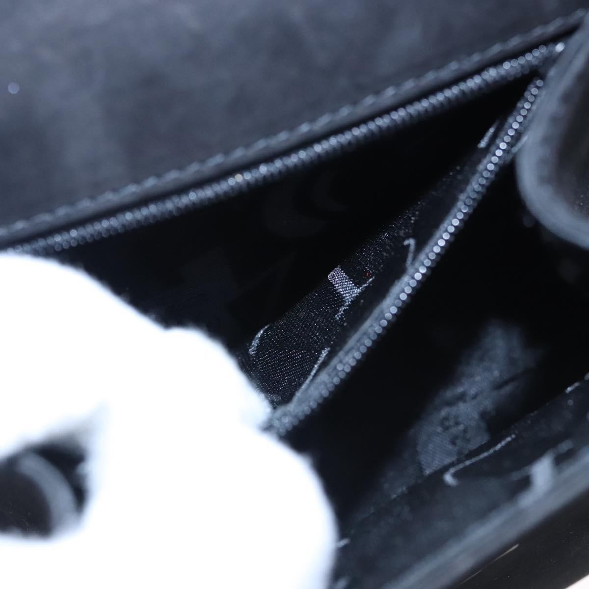 Salvatore Ferragamo Vintage Vara Bow Top Handle Bag Suede, BLACK, SUEDE, Handbag