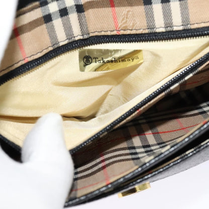 Burberry Flap Shoulder Bag Leather, BLACK, LEATHER, Shoulder bag