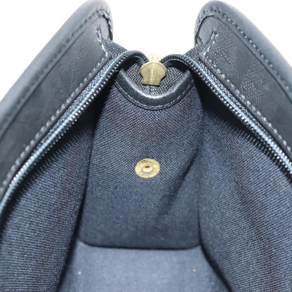 Christian Dior Vintage Trotter Pouch Diorissimo Canvas, BLACK, PVC, Clutche & pouche