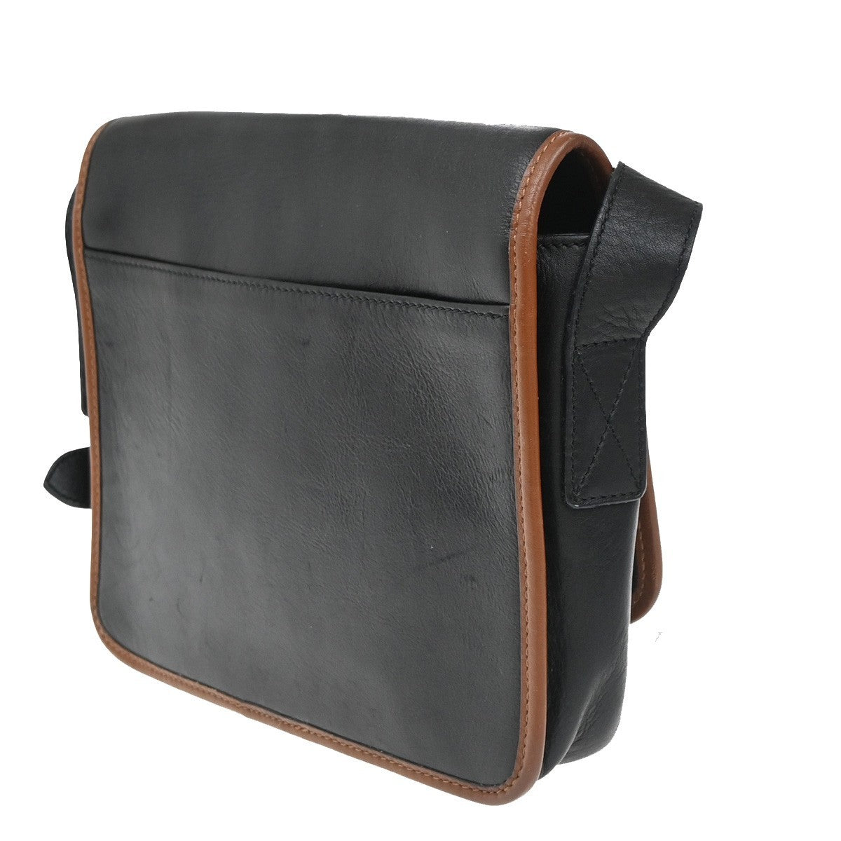 Celine Vintage Shoulder Bag Leather, Black, Leather, Shoulder Bag
