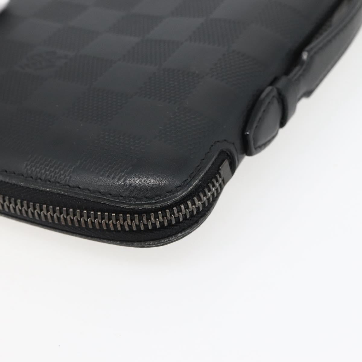 Louis Vuitton Organiser Atholl Leather, BLACK, LEATHER, Toiletry Case