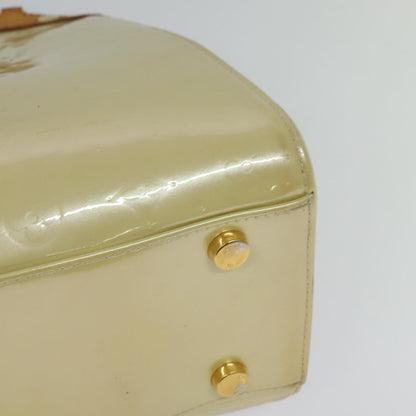 Louis Vuitton Brea Handbag Monogram Vernis, BEIGE, PATENT_LEATHER, Handbag