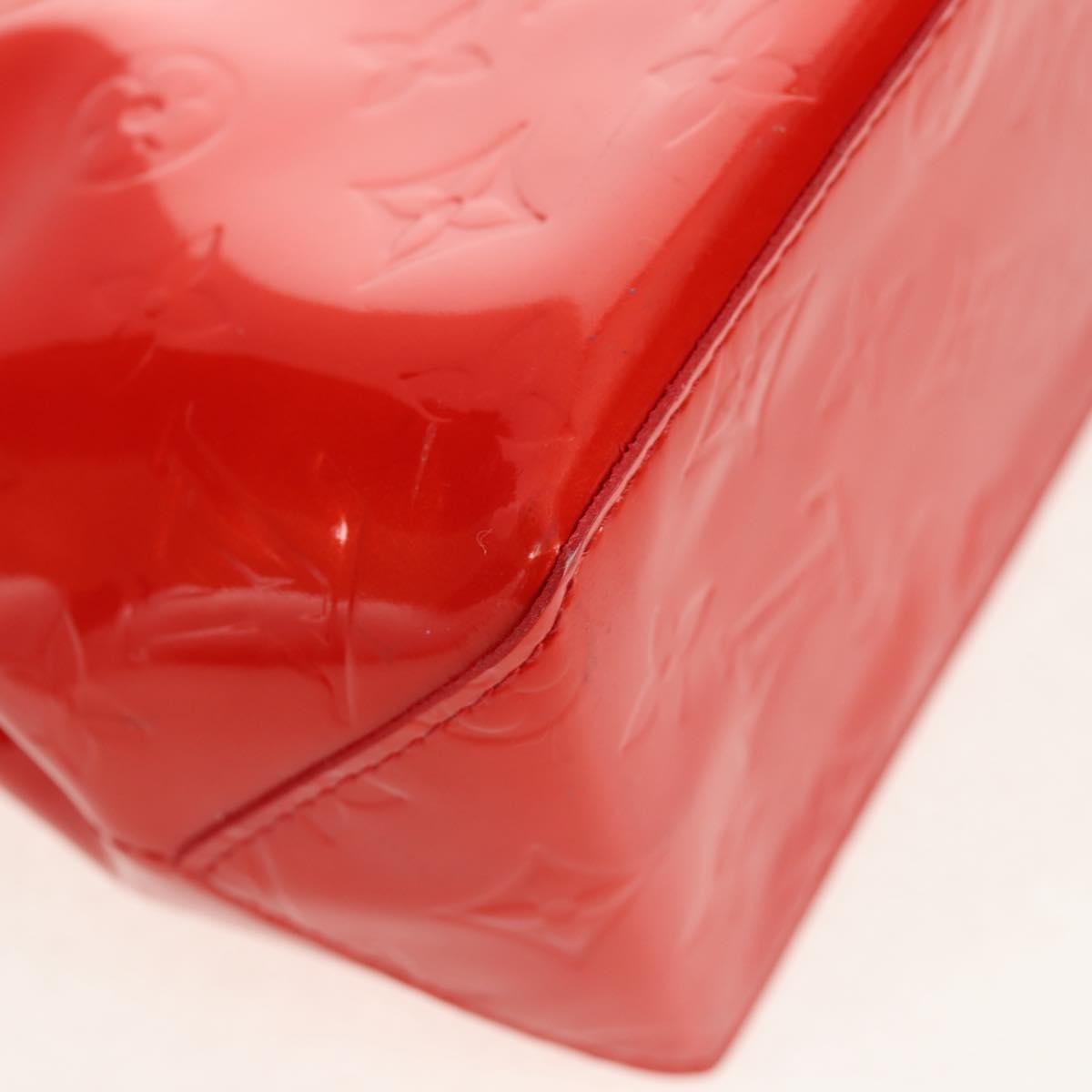 Louis Vuitton Reade Handbag Monogram Vernis, RED, PATENT_LEATHER, Handbag