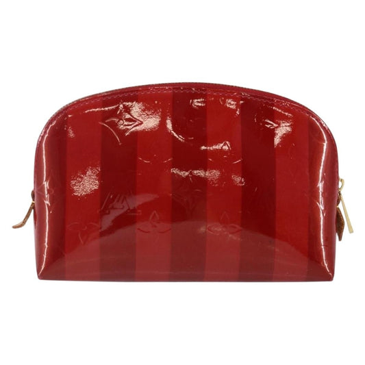 Louis Vuitton Cosmetic Pouch Electric Epi Leather, RED, PATENT_LEATHER, Toiletry Case