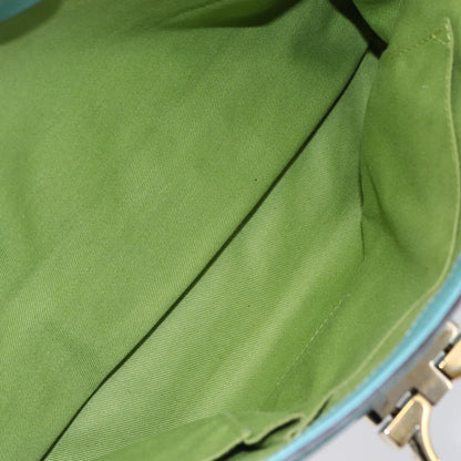 Salvatore Ferragamo Virna Satchel Leather, TURQUOISE, LEATHER, Tote bag