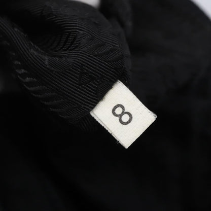 Prada Vintage Zip Handbag Tessuto, BLACK, NYLON, Handbag