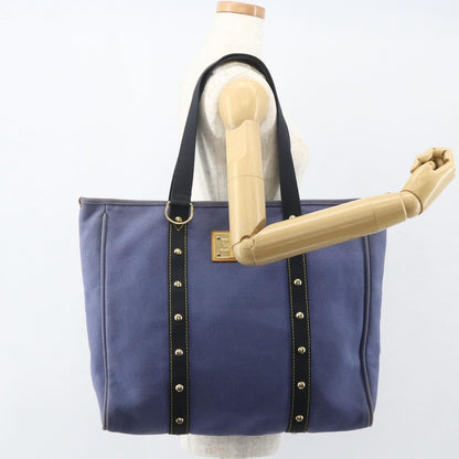 Louis Vuitton Antigua Tote Canvas, PURPLE, CANVAS, Tote bag