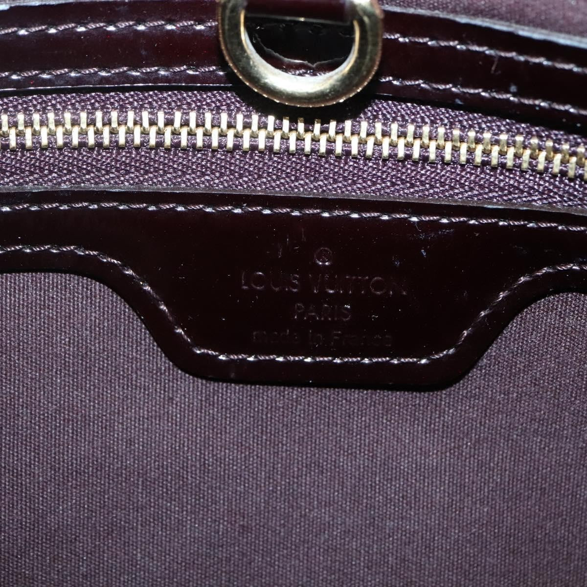 Louis Vuitton Wilshire Handbag Monogram Vernis, PURPLE, PATENT_LEATHER, Handbag