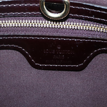 Louis Vuitton Wilshire Handbag Monogram Vernis, PURPLE, PATENT_LEATHER, Handbag