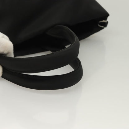 Prada Convertible Double Tote Tessuto, BLACK, NYLON, Handbag