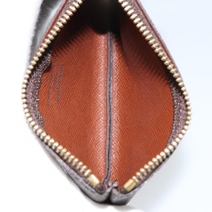 Louis Vuitton Pochette Clés Monogram Canvas, BROWN, CANVAS, Wallets