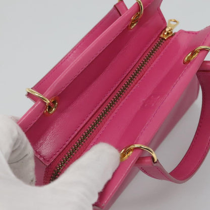 Celine Handbag Leather, PINK, LEATHER, Handbag