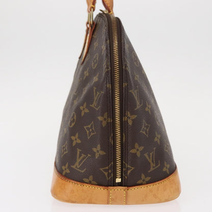 Louis Vuitton Alma Handbag Monogram Canvas, BROWN, CANVAS, Handbag