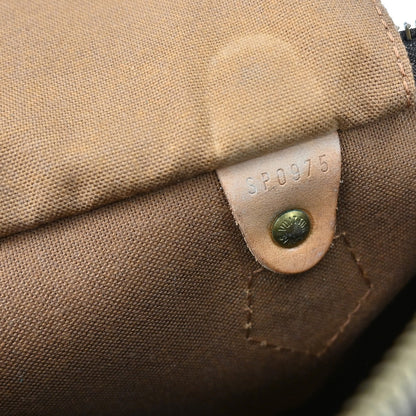 Louis Vuitton Speedy Handbag Monogram Canvas, BROWN, CANVAS, Handbag