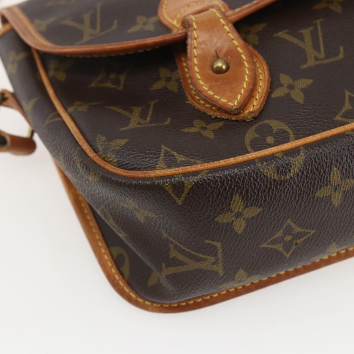 Louis Vuitton Sac Gibeciere Messenger Bag Monogram Canvas, BROWN, CANVAS, Shoulder bag