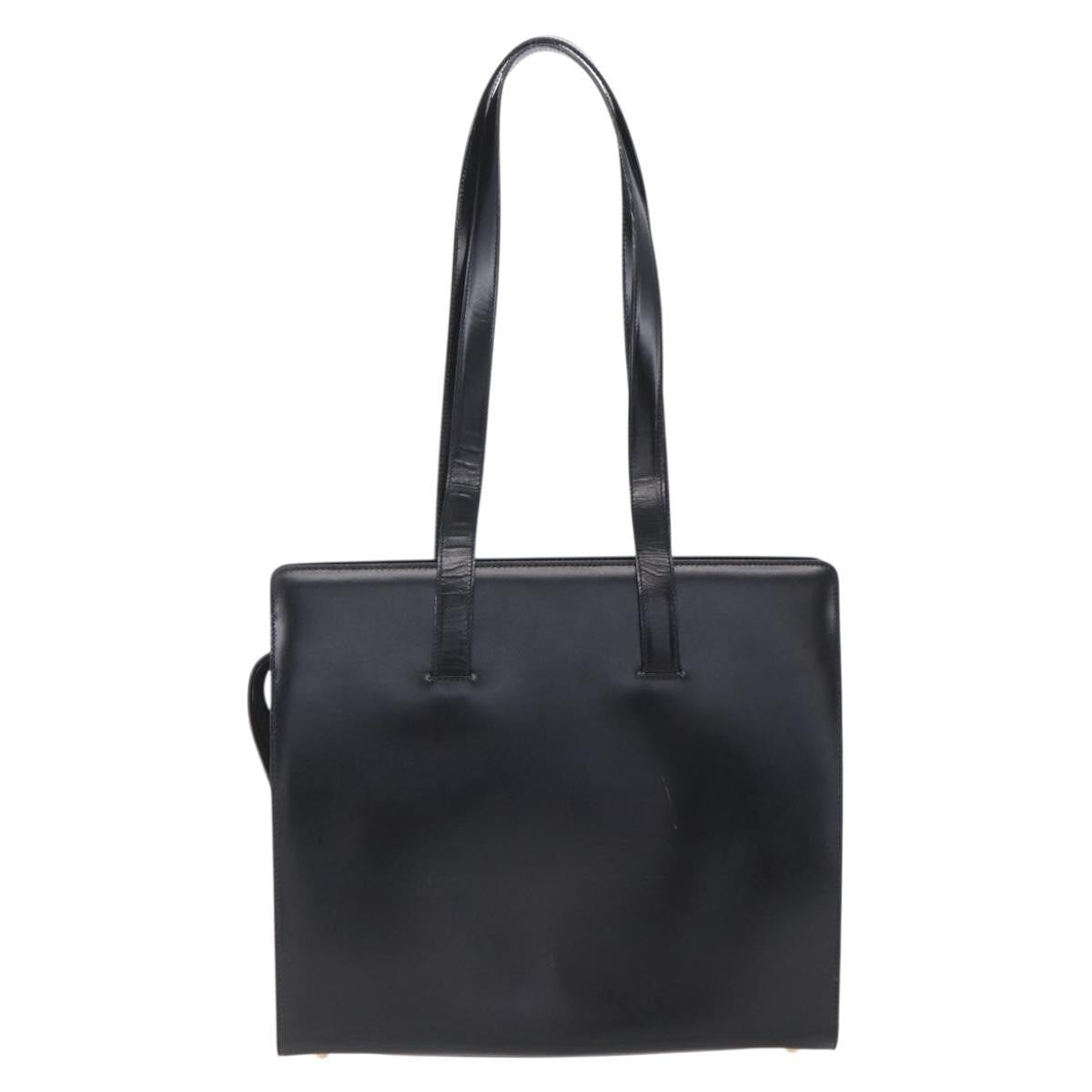 Celine Tote bag Leather, BLACK, LEATHER, Tote bag