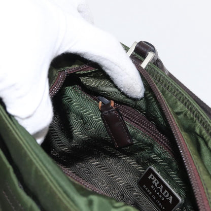 Prada Vintage Handbag Tessuto, KHAKI, NYLON, Handbag