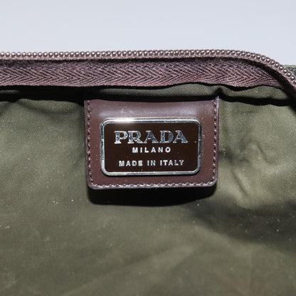 Prada Vintage Zip Tote Tessuto, KHAKI, NYLON, Tote bag
