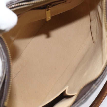 Louis Vuitton Looping Handbag Monogram Canvas, BROWN, CANVAS, Handbag