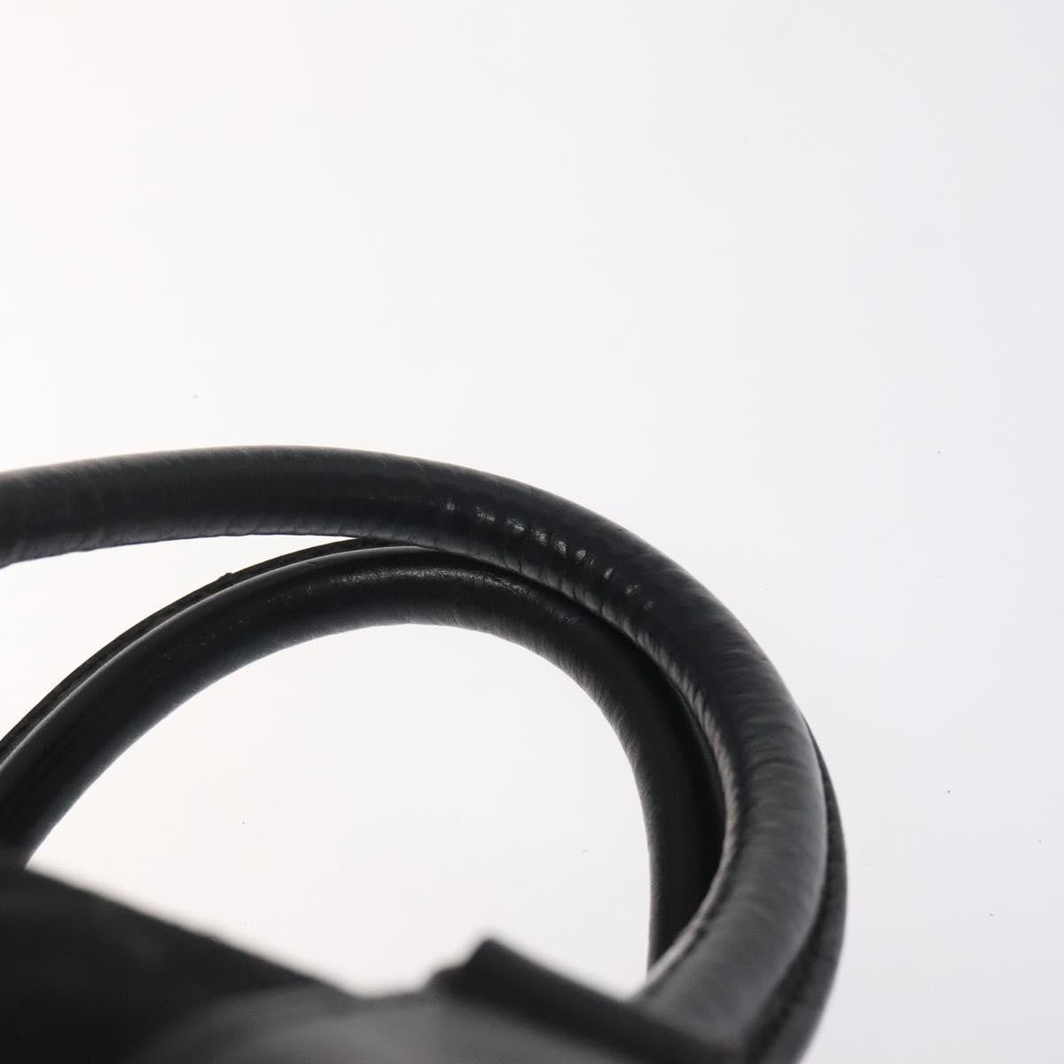 Celine C Sulky Handbag Canvas, BLACK, CANVAS, Handbag